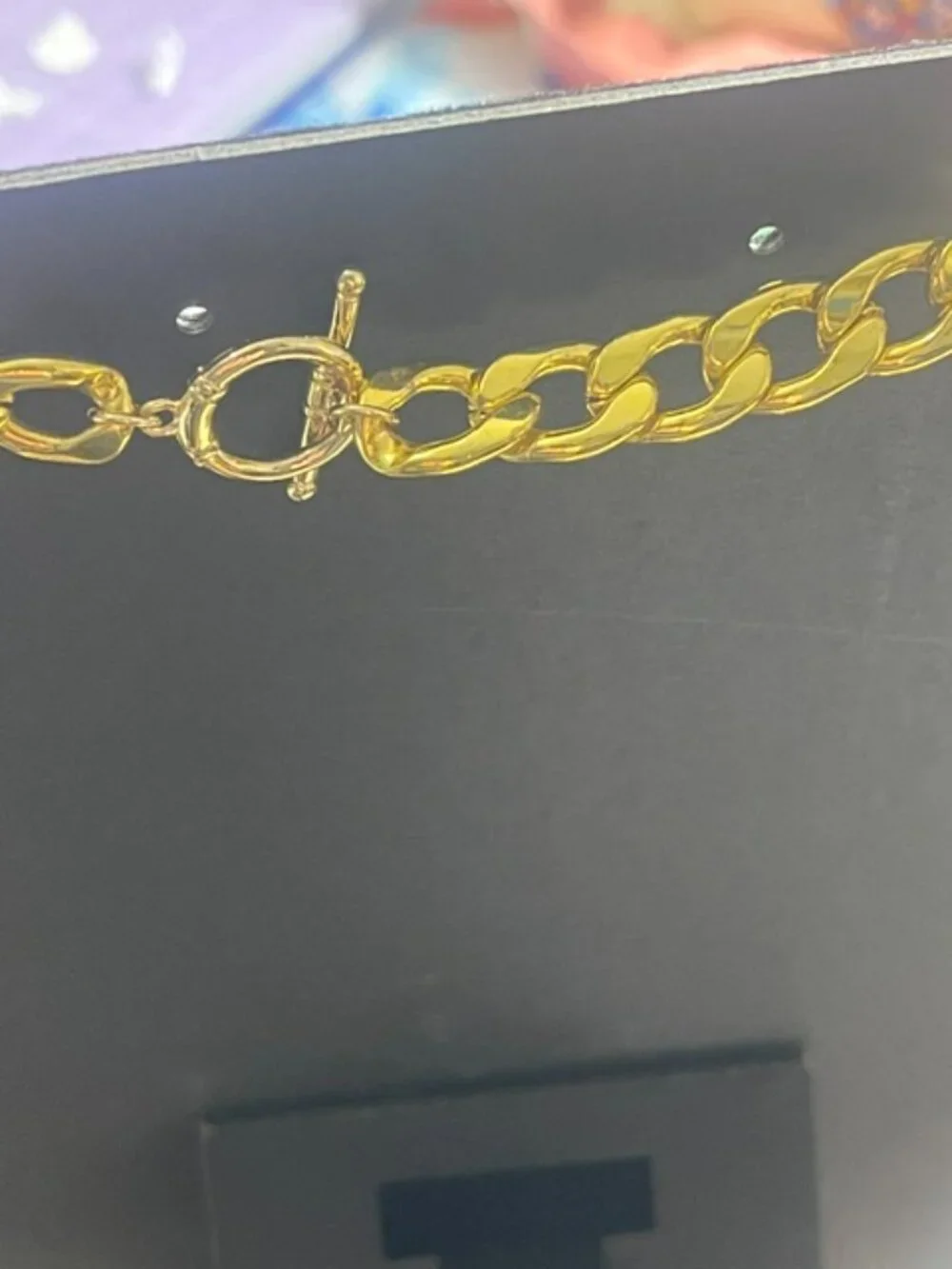 18KGP New Large Chunky Curb Chain 20 